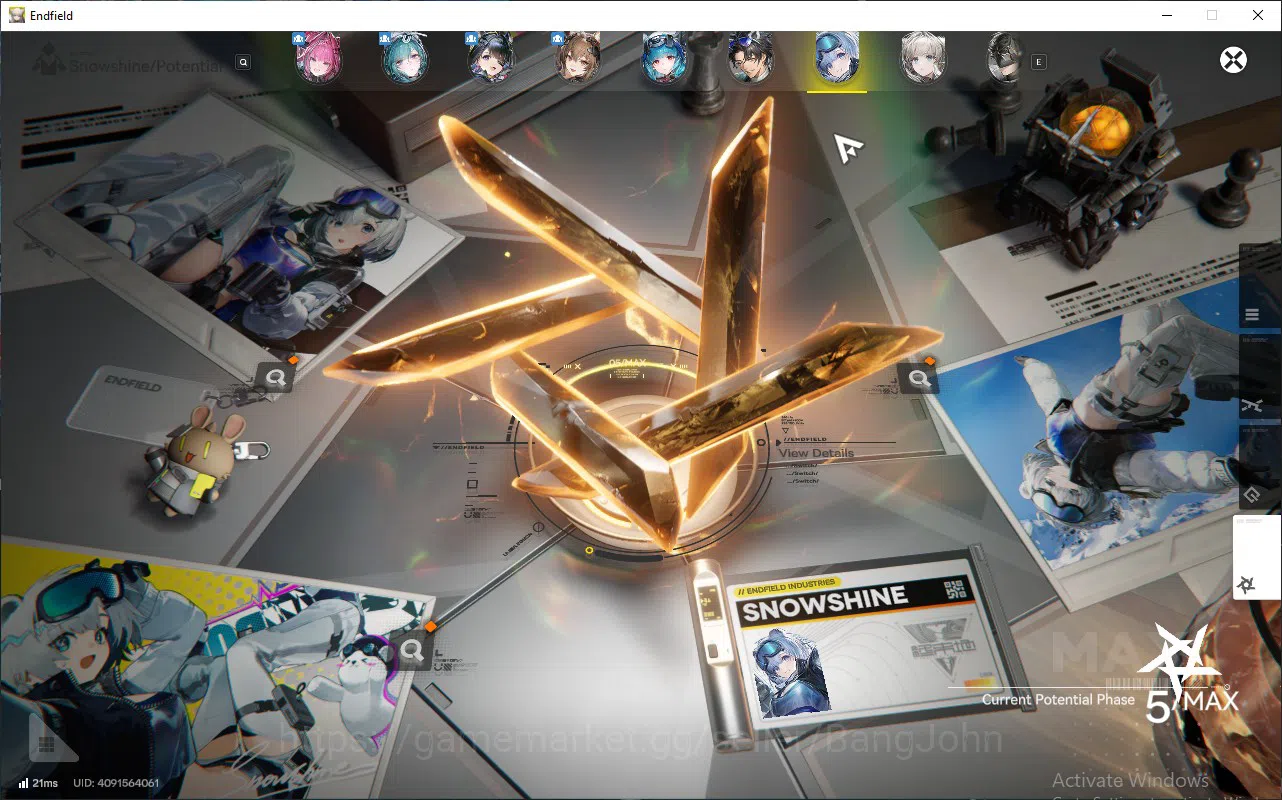 Arknights: Endfield Accounts ASIA | lv 52, Yvonne, Lastrite, Lifeng, pogra, WP 6s 9 for sign n detail Check SS AKE190B 8