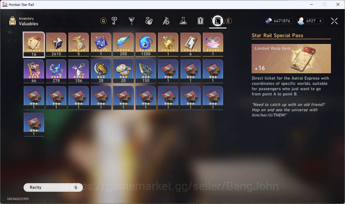 Honkai Star Rail Accounts [ASIA] TL 40 | 9 Limit | Silver Wolf | Sparkle | H image 3