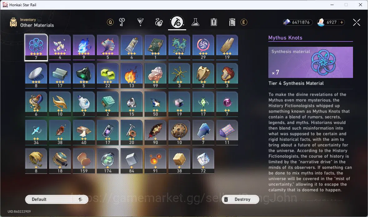 Honkai Star Rail Accounts [ASIA] TL 40 | 9 Limit | Silver Wolf | Sparkle | H image 6