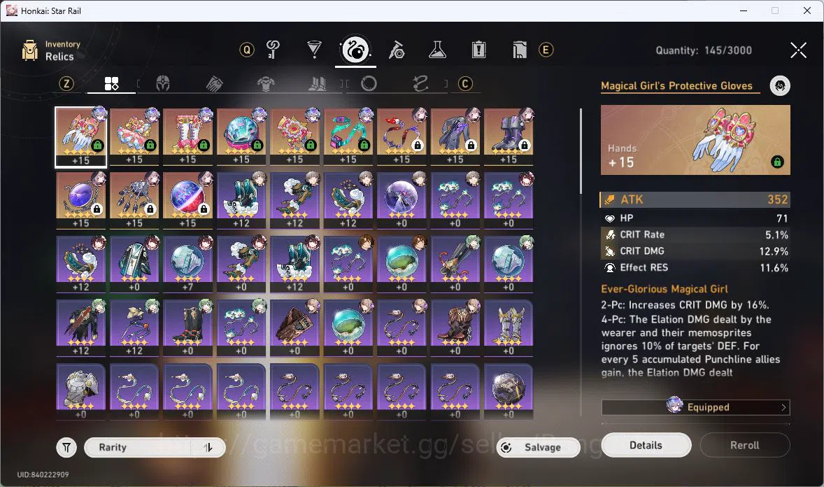 Honkai Star Rail Accounts [ASIA] TL 40 | 9 Limit | Silver Wolf | Sparkle | H image 7