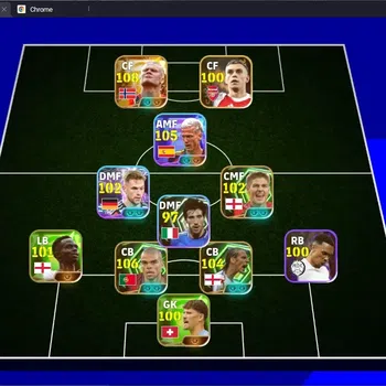 eFootball Accounts High-End Mobile |PW 3186|Bigtime New Haaland|Epic Pepe,Ferdinand,Gerrard, Etc|Showtime New Dani