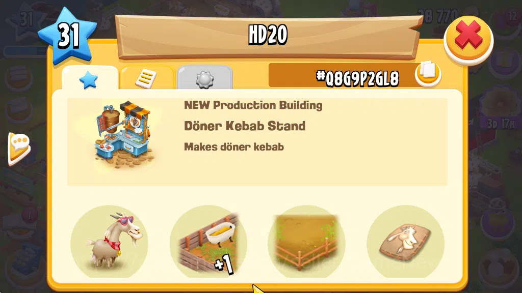 Hay Day Accounts Lvl 33 | Barn Storage 1050 - Silo Storage 525 | 15 image 6