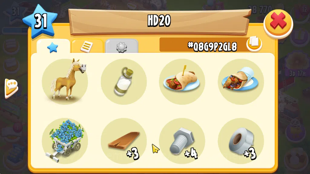 Hay Day Accounts Lvl 33 | Barn Storage 1050 - Silo Storage 525 | 15 image 7