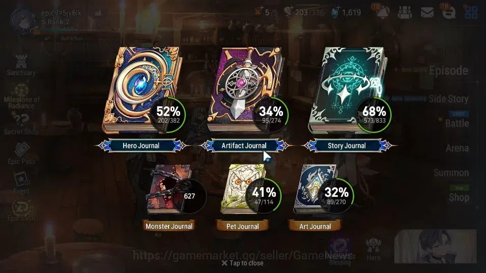 Epic Seven Accounts High-End ASIA UnVerif|18 ML(RNL,LOTScales,Zio,WOTM Tnebria,Gras)+PByblis,EAB Fumyr,Setsuka,Rinak|AUTO 3