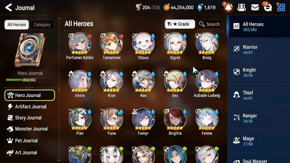 Epic Seven Accounts High-End ASIA UnVerif|18 ML(RNL,LOTScales,Zio,WOTM Tnebria,Gras)+PByblis,EAB Fumyr,Setsuka,Rinak|AUTO 8