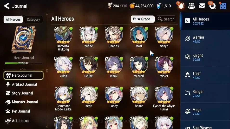 Epic Seven Accounts High-End ASIA UnVerif|18 ML(RNL,LOTScales,Zio,WOTM Tnebria,Gras)+PByblis,EAB Fumyr,Setsuka,Rinak|AUTO 9