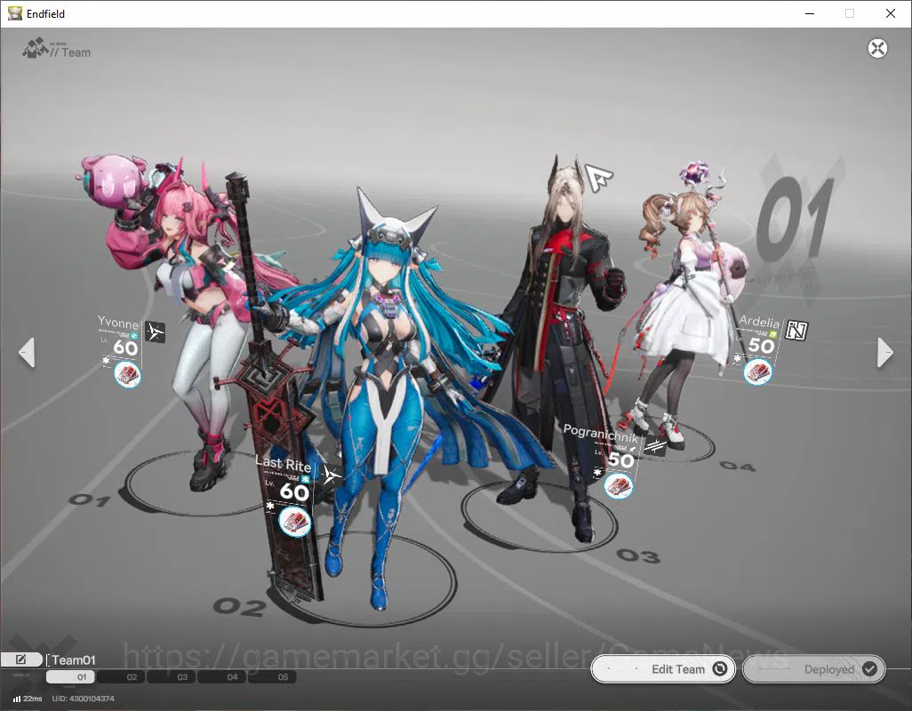 Arknights: Endfield Accounts ASIA|Lv 44|SSR 5 (1Limit) [Yvonne+Sign],Lifeng,Las image 17