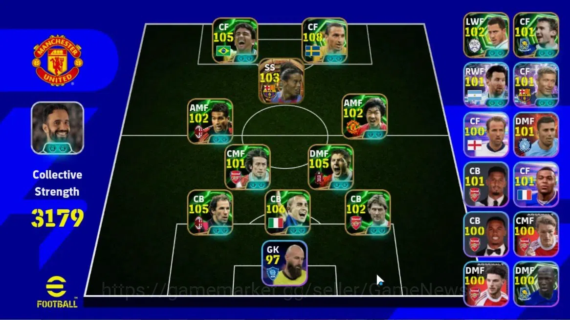 eFootball Accounts Android|BigTime Ronaldiho Gaucho,Zlatan Ibrahimovi image 1