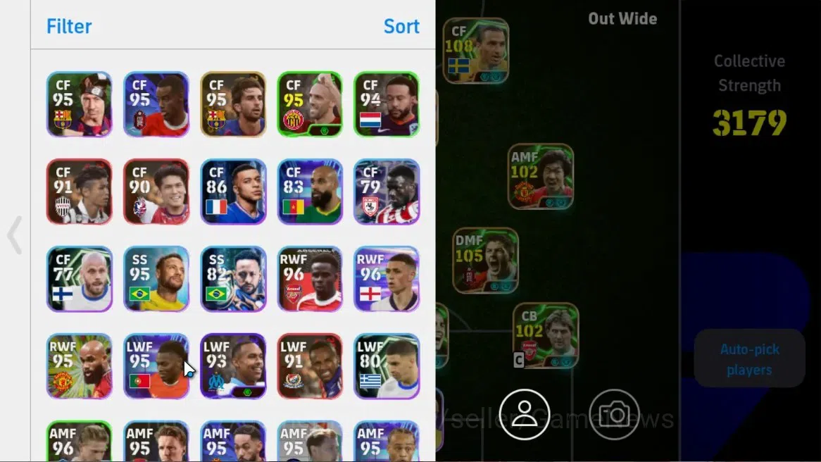 eFootball Accounts Android|BigTime Ronaldiho Gaucho,Zlatan Ibrahimovi image 2