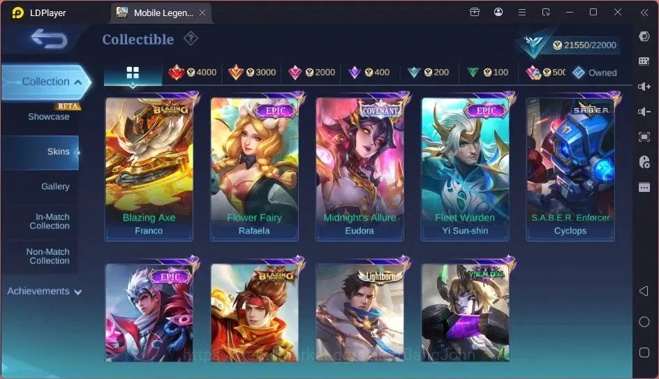 Mobile Legends: Bang Bang Accounts Global|Hero 68|Skin 79|Seasoned|KOF Chou,Karina|BL image 9