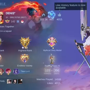 Mobile Legends: Bang Bang Accounts Collector H 133|S 356|Exalted|Aspirant Change+Fanny|KOF Karina|Sanrio Floryn|5