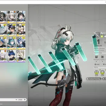 Arknights: Endfield Accounts Asia|Lv 2|2 SSR 1 Limited + 3*6 Weapon)|Arcane|Ardelia+Sign|Female MC|Log Gryphlink|Take