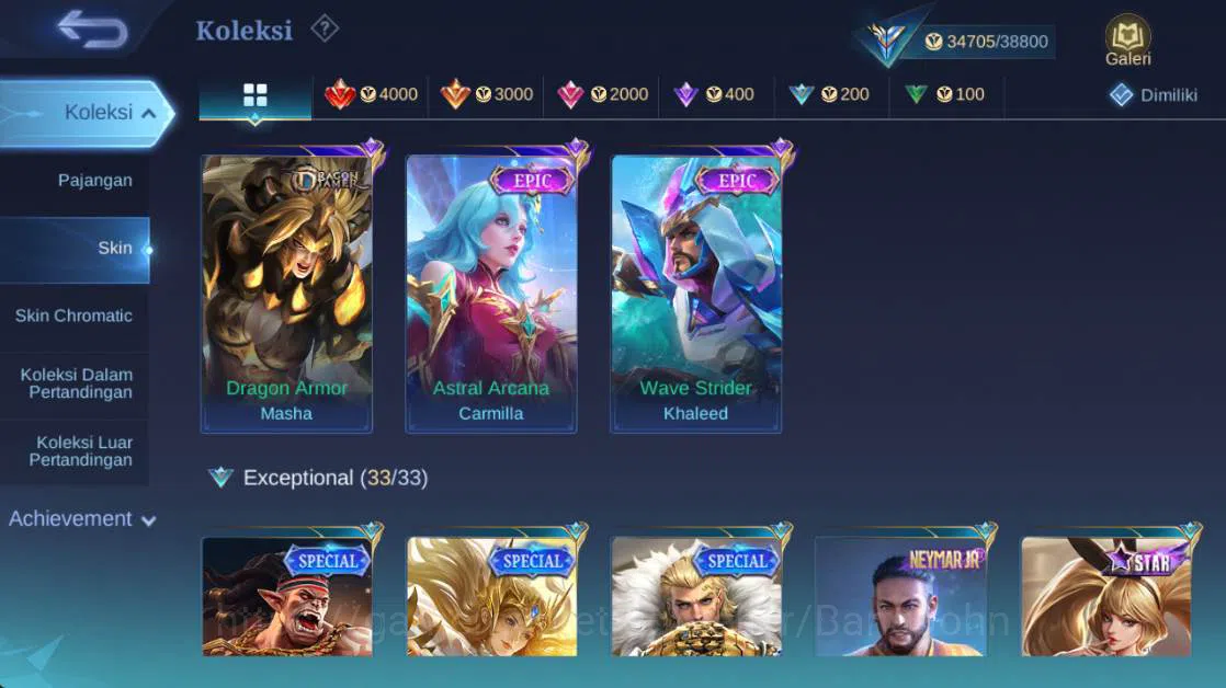 Mobile Legends: Bang Bang Accounts Global,Skin 153,Hero 101,LB rger,vnm Grock,saber J image 16