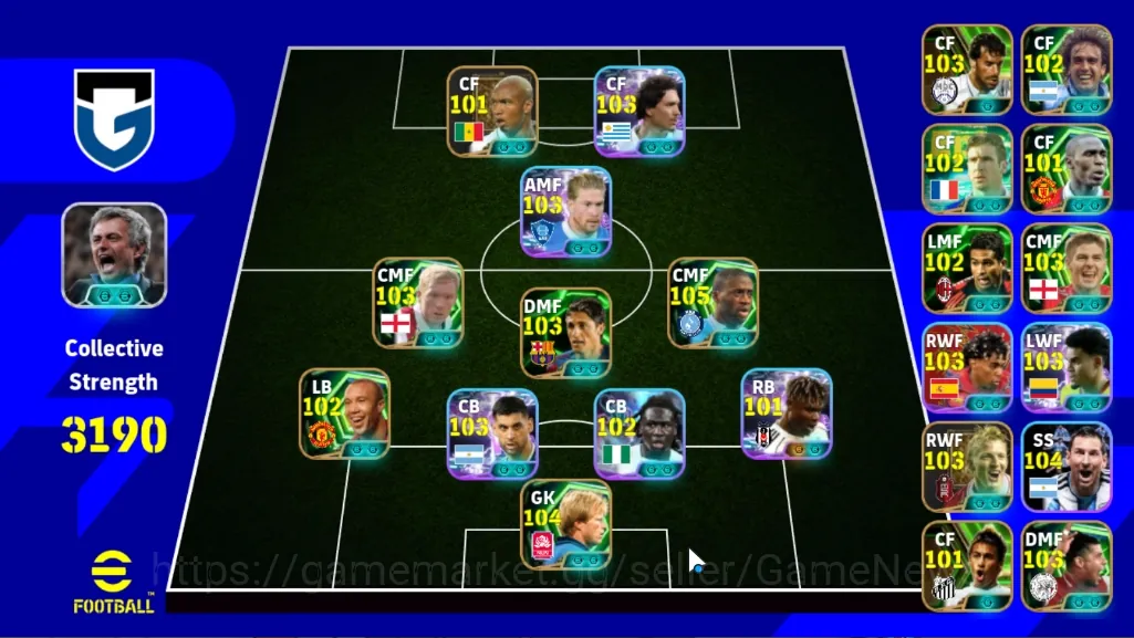 eFootball Accounts Starter Andorid|Power 3190|22 Epic Yaya Toure,Paul Scholes,Ruud van Nistelrooij,Oliver Kahn|14 ShowTime 1