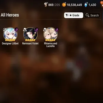 Epic Seven Accounts Mid-Tier Global UnVerif|NewEra| 3 ML (Rhianna & Luciella,Remnant V,D Lilibet)+TA