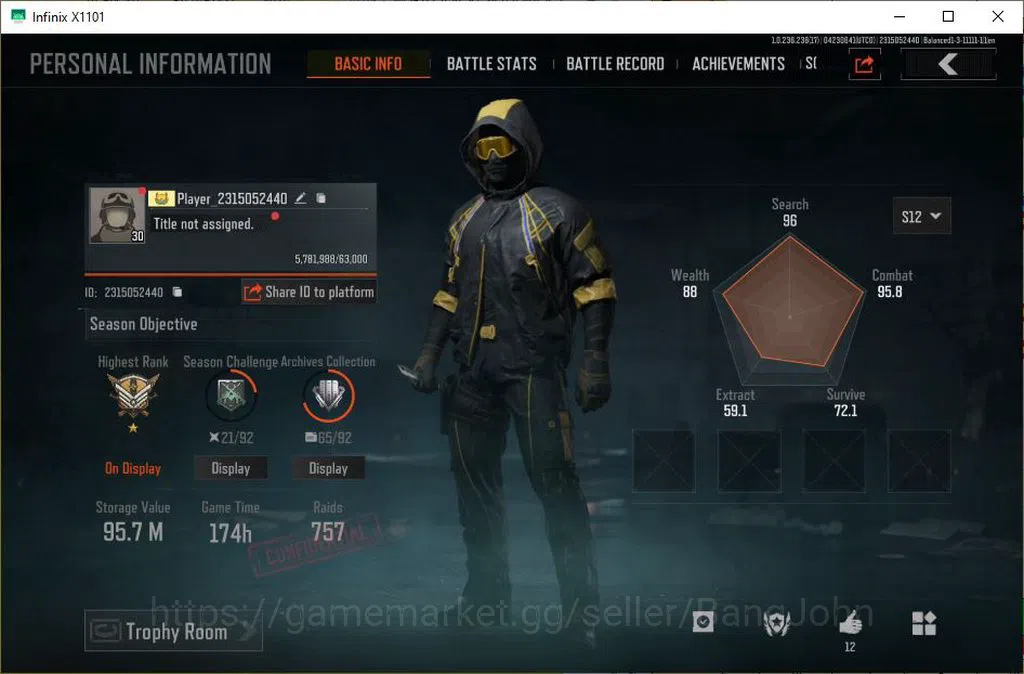 Arena Breakout Accounts MOBILE|LVL30 SV 95,7 M|CV 37,5 M|MORE SK WEAPON MO image 1