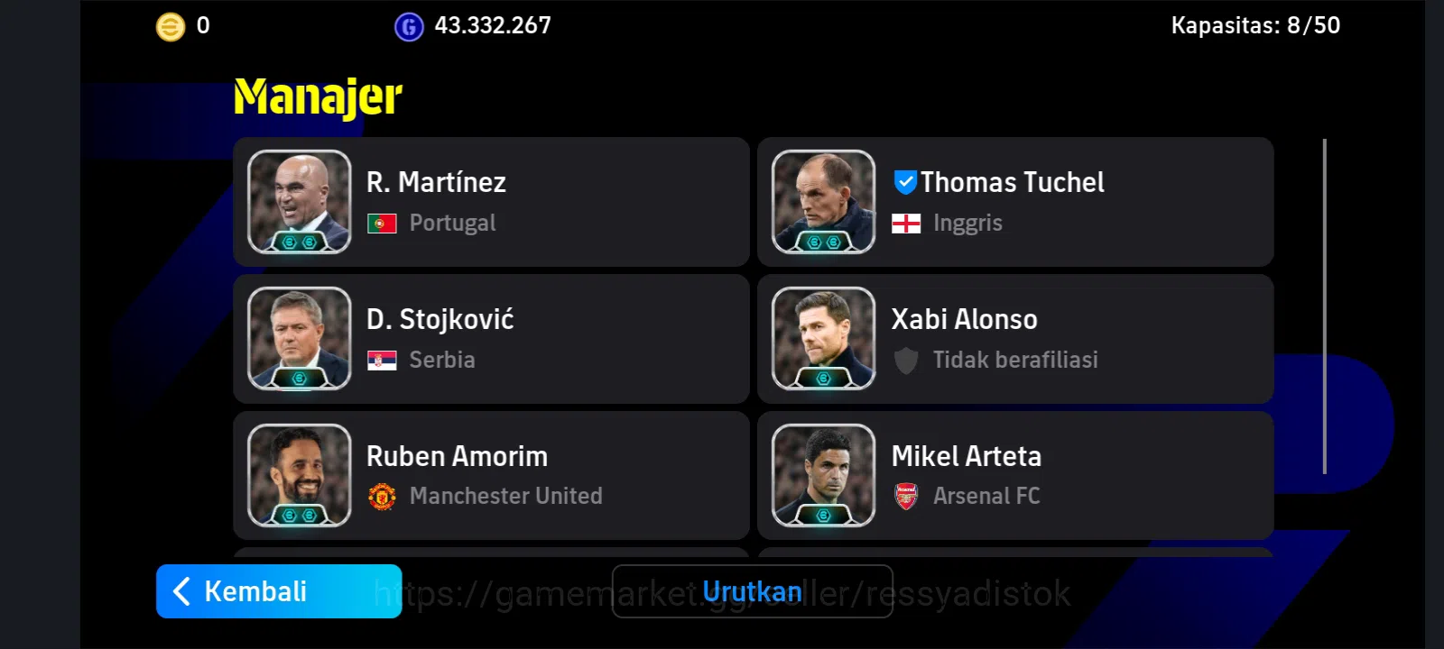 eFootball Accounts Legends & Iconic Players EFOOTBALL 2026 | M SALAH BLITZ OLD, NEYMAR JR OLD, RUUD GULLIT, PLATINI, D 4