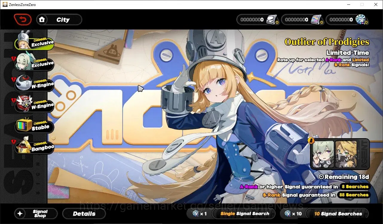 Zenless Zone Zero Accounts Others ASIA|IK 43|1 Limited|(Velina) +4 Standard (Rina,Nekomata,Soldier 11,Koleda)|2 S Bangboo|MC 20