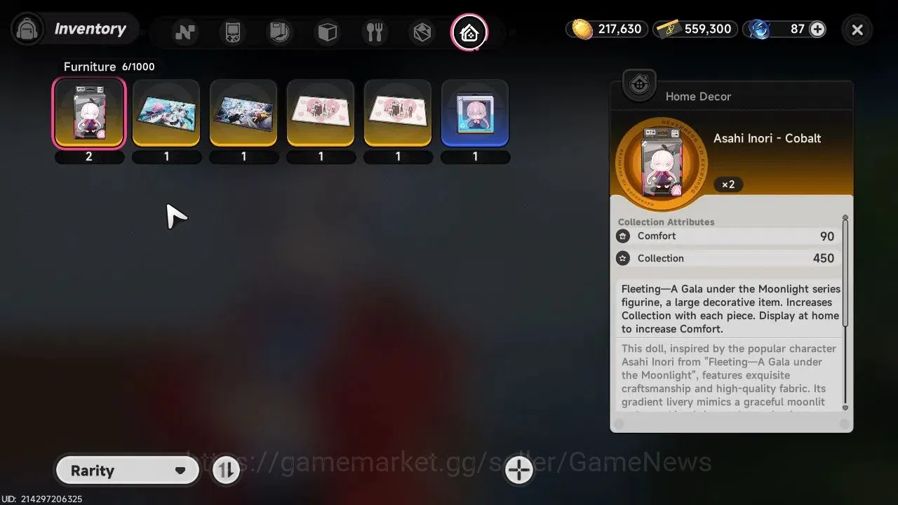 Neverness to Everness Accounts GLOBAL EU|HL 17|TL 5|3 SSR Jiuyuan, Sakiri+Sign, Daffodill|3 S Arc|Phoenix Kick Skin+Glider 13