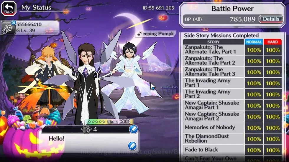 Bleach: Brave Souls Accounts [GLOBAL]50K Orb|10th Anniv[Rukia,Ichigo],TYBW26[Yu image 5