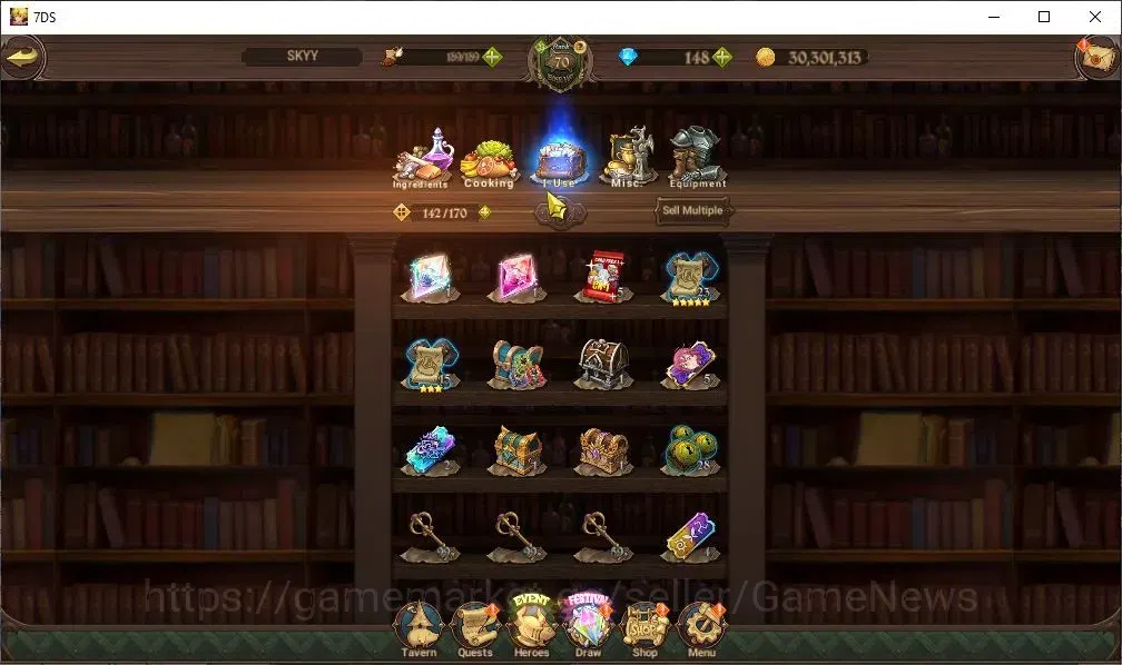 The Seven Deadly Sins: Grand Cross Accounts ASIA|3,2M CC|23 LS+148 DM|4 LR+7 UR+Collab ReZero| image 18