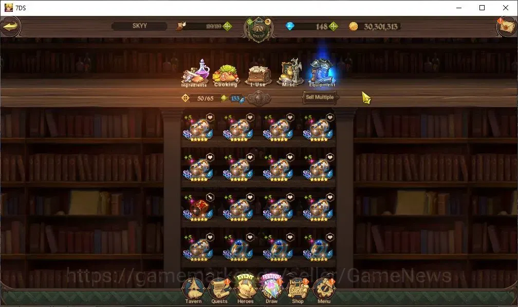 The Seven Deadly Sins: Grand Cross Accounts ASIA|3,2M CC|23 LS+148 DM|4 LR+7 UR+Collab ReZero| image 20