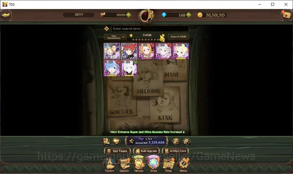 The Seven Deadly Sins: Grand Cross Accounts ASIA|3,2M CC|23 LS+148 DM|4 LR+7 UR+Collab ReZero| image 4