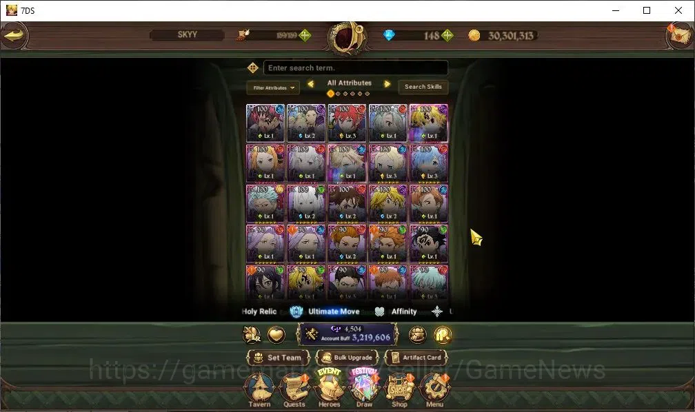 The Seven Deadly Sins: Grand Cross Accounts ASIA|3,2M CC|23 LS+148 DM|4 LR+7 UR+Collab ReZero| image 6