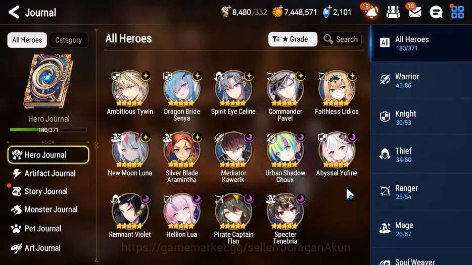 Epic Seven Accounts ASIA VERIF|14 ML(NW Luna,DB Senya,Abysal Yufine,Et image 3