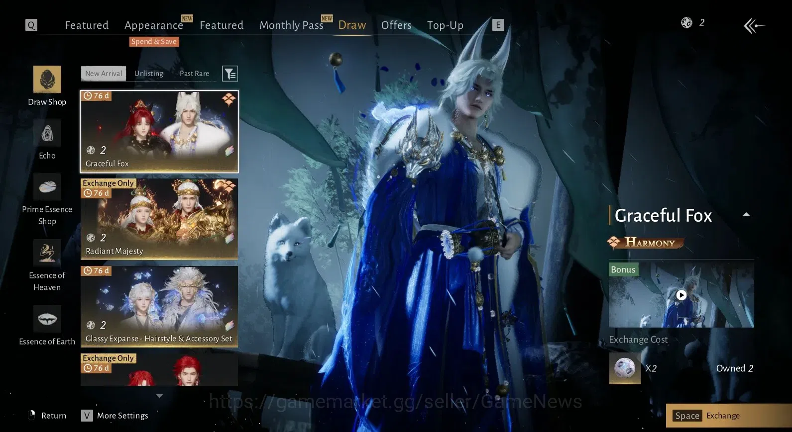 Where Winds Meet Accounts GLOBAL|Lv 5|3676 GS|2 Harmonic Core|Anthem Of Ages image 1