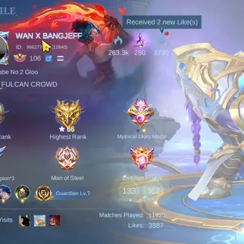 Mobile Legends: Bang Bang Accounts Others Hero 133|Skin 362|Karina KOF,[Beatrix,Granger]PRIME,Oddete LBox,Lesley