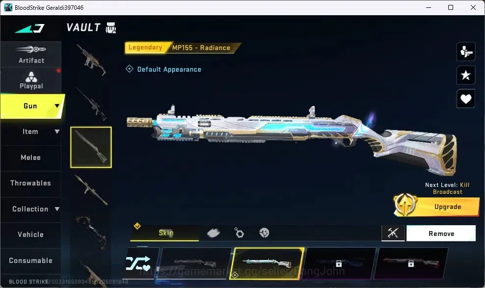 Blood Strike Accounts ASIA | 1 ETERNAL: QBZ95-Whisper | 1 LEGENDARY GUN  image 2