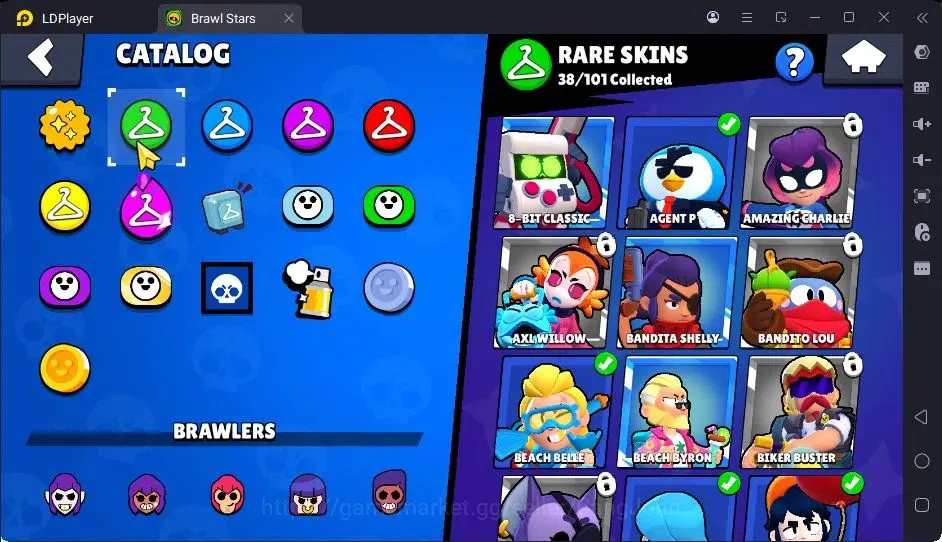 Brawl Stars Accounts Thropy 26300|71 Brawler|10 Max Hypercharge|2Hc(Poco,Rico),5Legend,14Mythic Skin|10346 Bling| ProtectOff 18