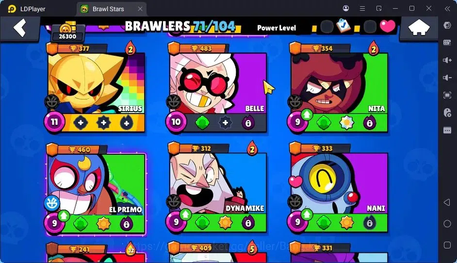 Brawl Stars Accounts Thropy 26300|71 Brawler|10 Max Hypercharge|2Hc(Poco,Rico),5Legend,14Mythic Skin|10346 Bling| ProtectOff 7