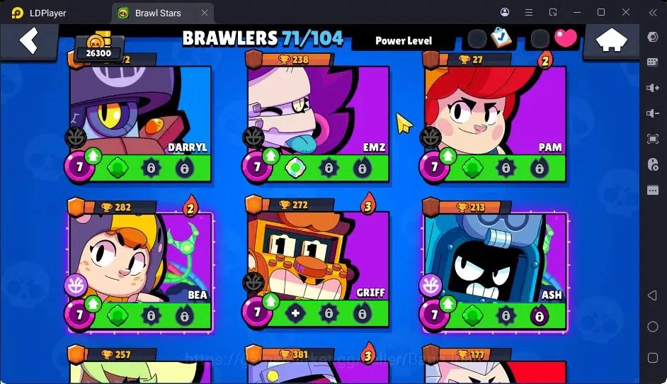 Brawl Stars Accounts Thropy 26300|71 Brawler|10 Max Hypercharge|2Hc(Poco,Rico),5Legend,14Mythic Skin|10346 Bling| ProtectOff 9