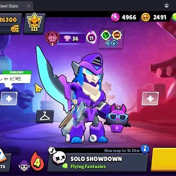 Brawl Stars Accounts Thropy 26300|71 Brawler|10 Max Hypercharge|2Hc(Poco,Rico),5Legend,14Mythic Skin|10346 Bling| ProtectOff