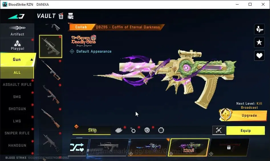 Blood Strike Accounts AMERICA|ETERNAL DEagle-Scorpius|Collab BLEACH[Tosh image 11