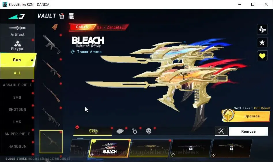Blood Strike Accounts AMERICA|ETERNAL DEagle-Scorpius|Collab BLEACH[Tosh image 13