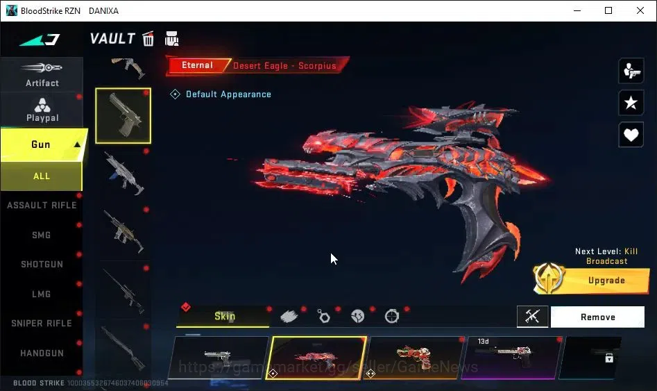 Blood Strike Accounts AMERICA|ETERNAL DEagle-Scorpius|Collab BLEACH[Tosh image 18