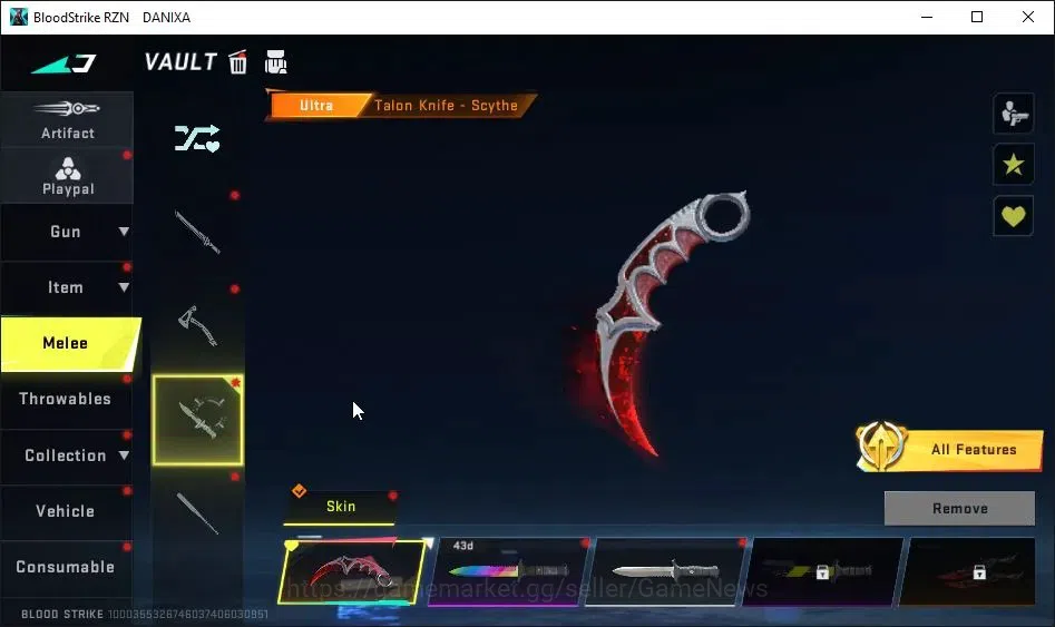 Blood Strike Accounts AMERICA|ETERNAL DEagle-Scorpius|Collab BLEACH[Tosh image 8