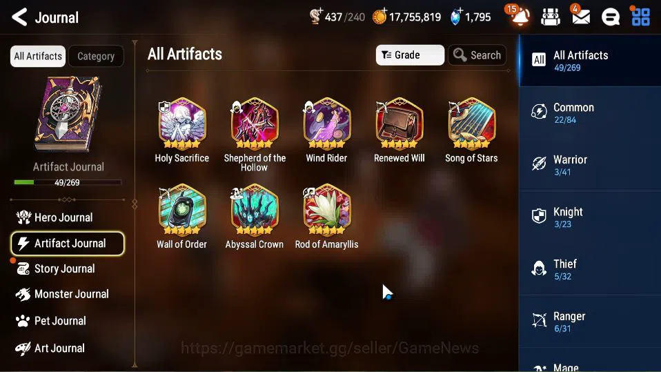 Epic Seven Accounts GBL Unverif|New Era|4 ML(LOTScales,J Kise,S Tenebr image 13