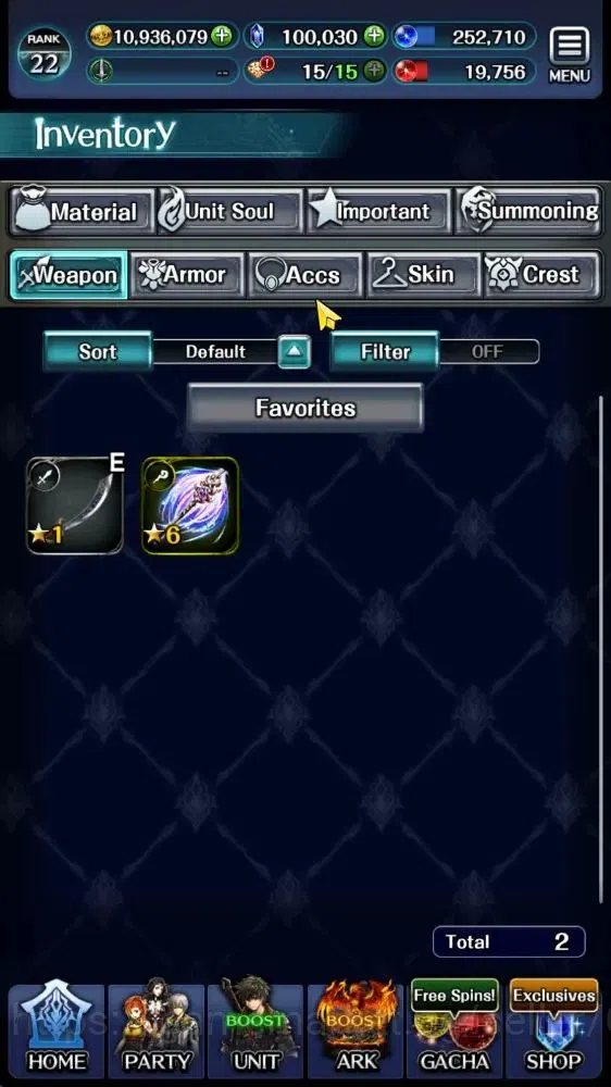 Last Cloudia Accounts GLOBAL|Rank 22|100K Crystal|Top Tier Unit [Megius, image 13