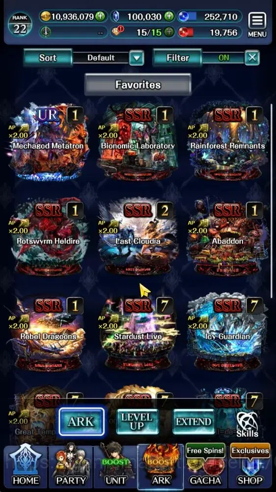 Last Cloudia Accounts GLOBAL|Rank 22|100K Crystal|Top Tier Unit [Megius, image 3