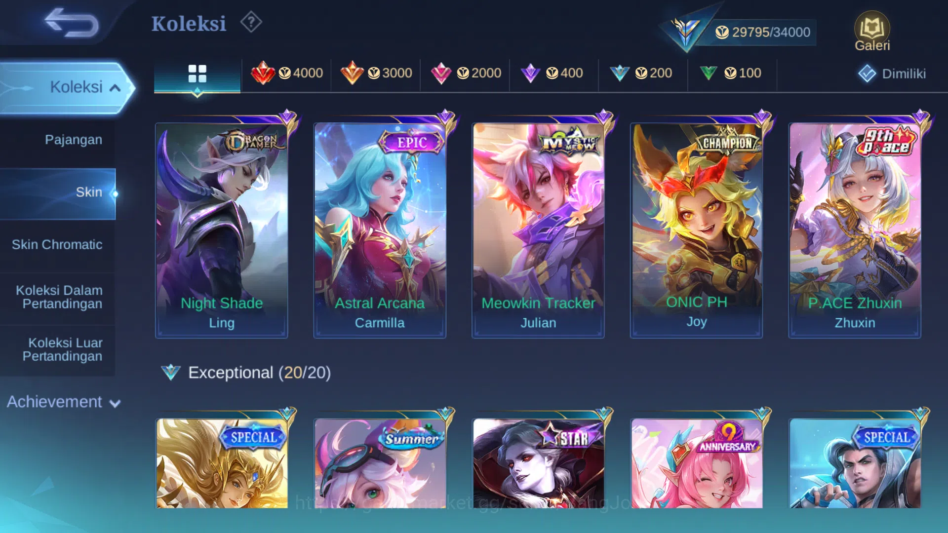 Mobile Legends: Bang Bang Accounts hero 61 skin 111 prime granger dragon estes, venom image 2