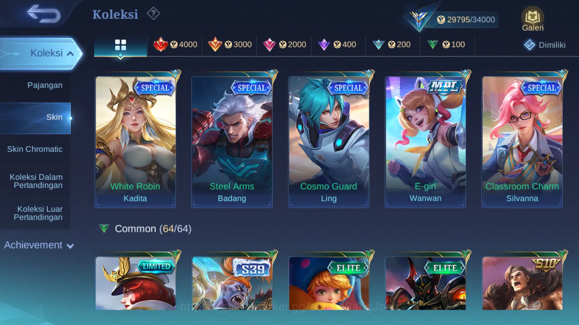 Mobile Legends: Bang Bang Accounts hero 61 skin 111 prime granger dragon estes, venom image 6