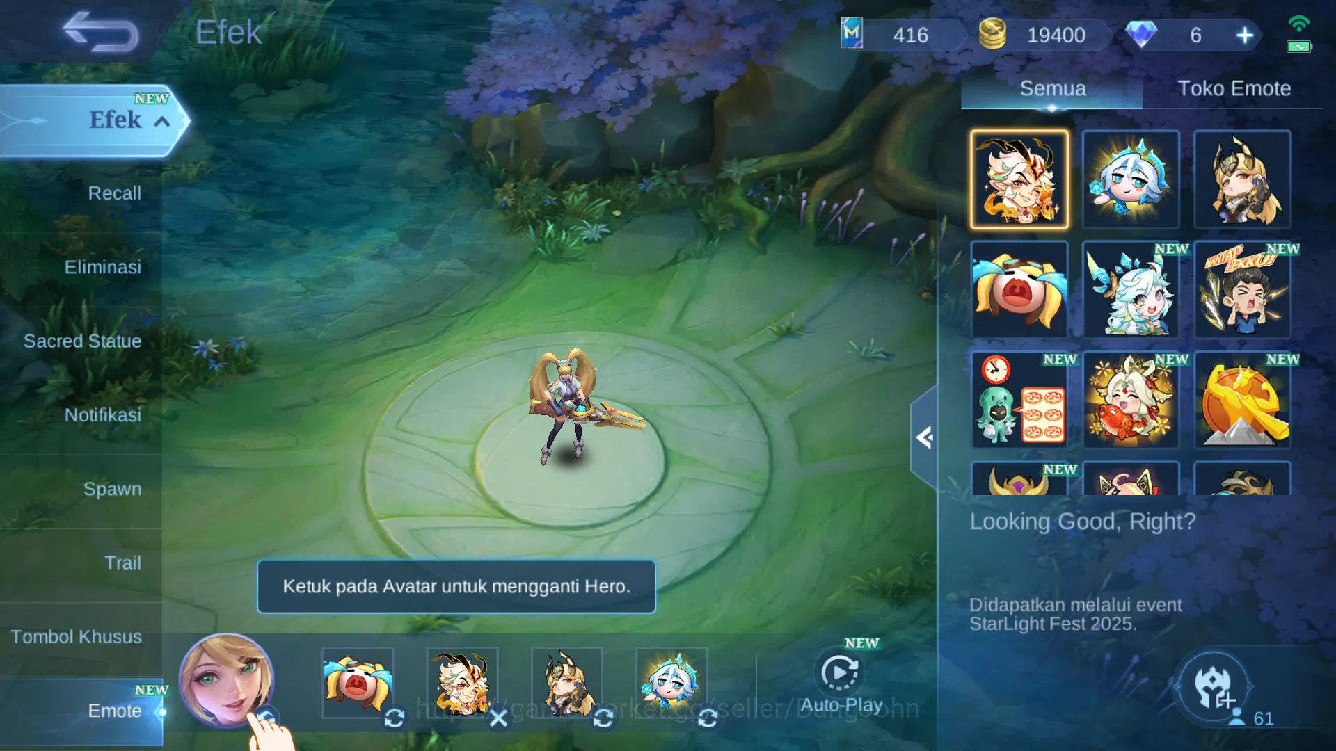 Mobile Legends: Bang Bang Accounts hero 61 skin 111 prime granger dragon estes, venom image 8