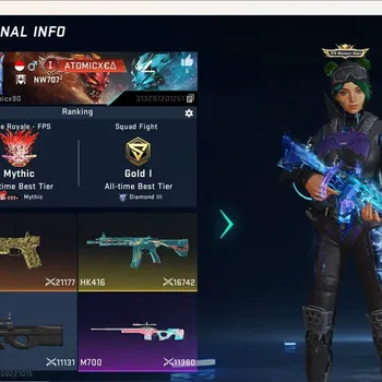 Blood Strike Accounts Collab Skin ASIA|Eternal Gun:DesertEagle|Ultra Melee TheIron|7 Collab Gun [7DS&TR]|4 Limited Gun|2