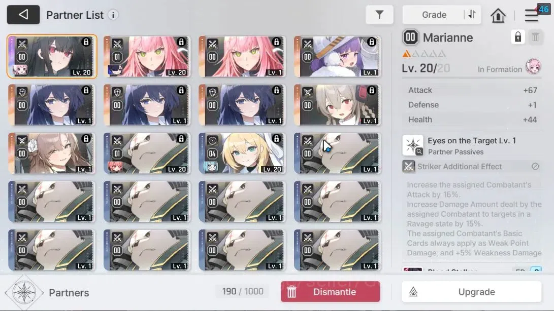 Chaos Zero Nightmare Accounts GLOBAL Lv 32|6 SSR[DianaM1,Tiphera,Nine,Mei Lin+Sign,Etc]|9 10