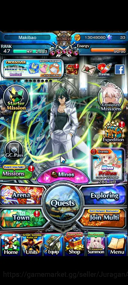 Grand Summoners Accounts Global|Rank 47|12 Ascend|UP Roy,Kirisame,ChloeTW,W image 2