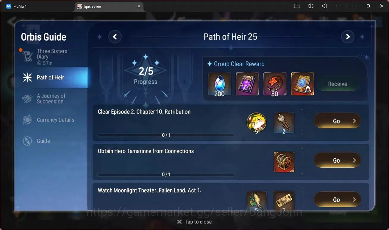 Epic Seven Accounts High-End Global Unverif |11 ML(E Ilynav,NM Luna,RO Light,RnL,DB Senya,S Taeyou,J Kise Etc)|PoH ON|SS 15